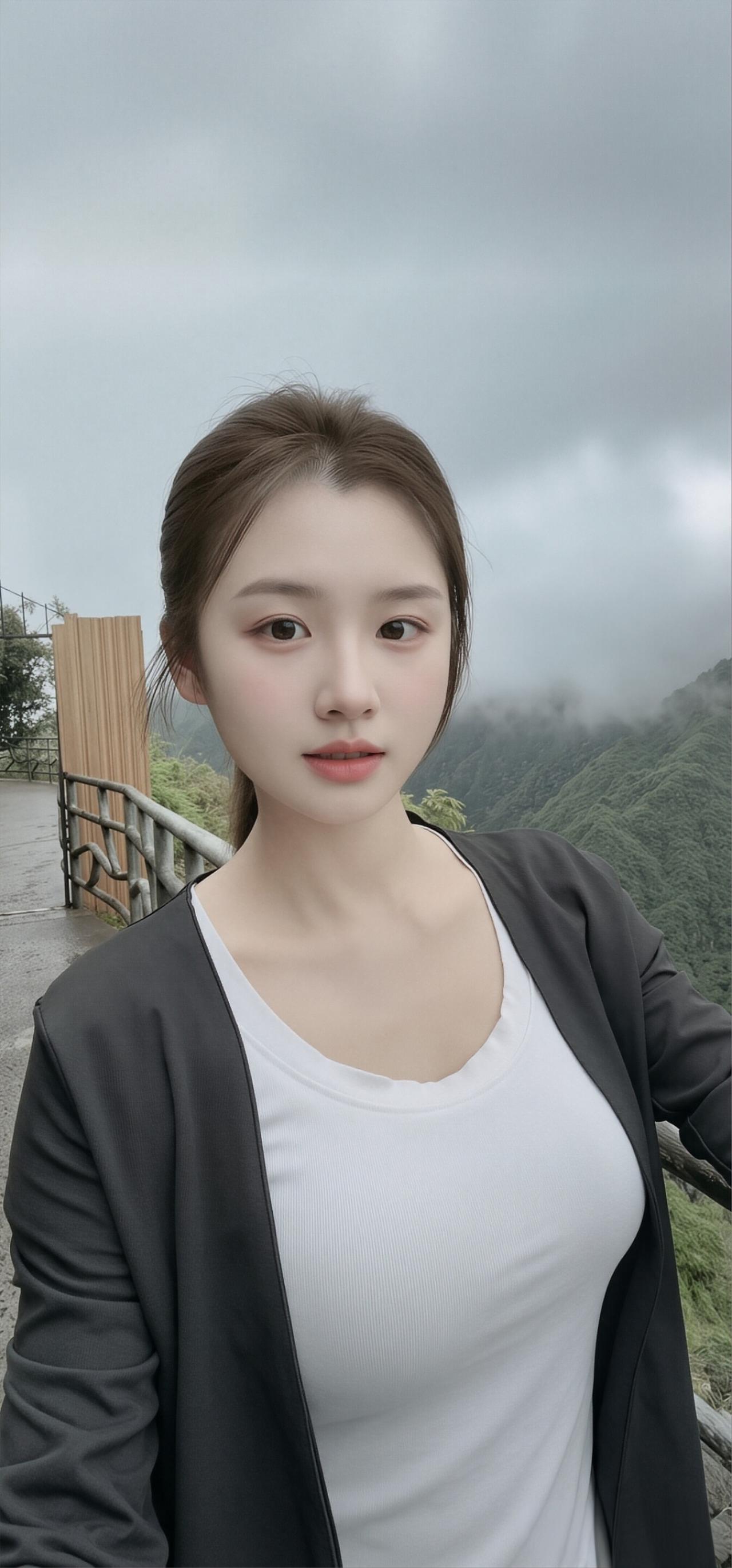 翠微含雨，烟岚生奇。