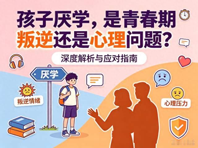 孩子厌学，是青春期叛逆还是心理问题？深度解析与应对指南