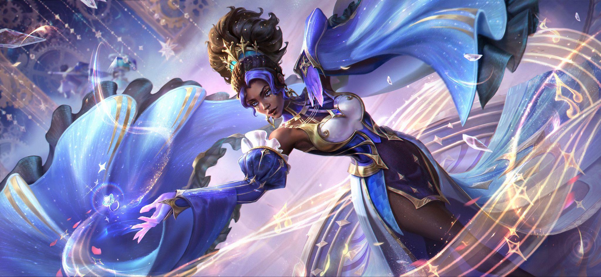 LOL手游告白气球 杰斯&梅尔情侣新皮肤原画（高清版）英雄联盟