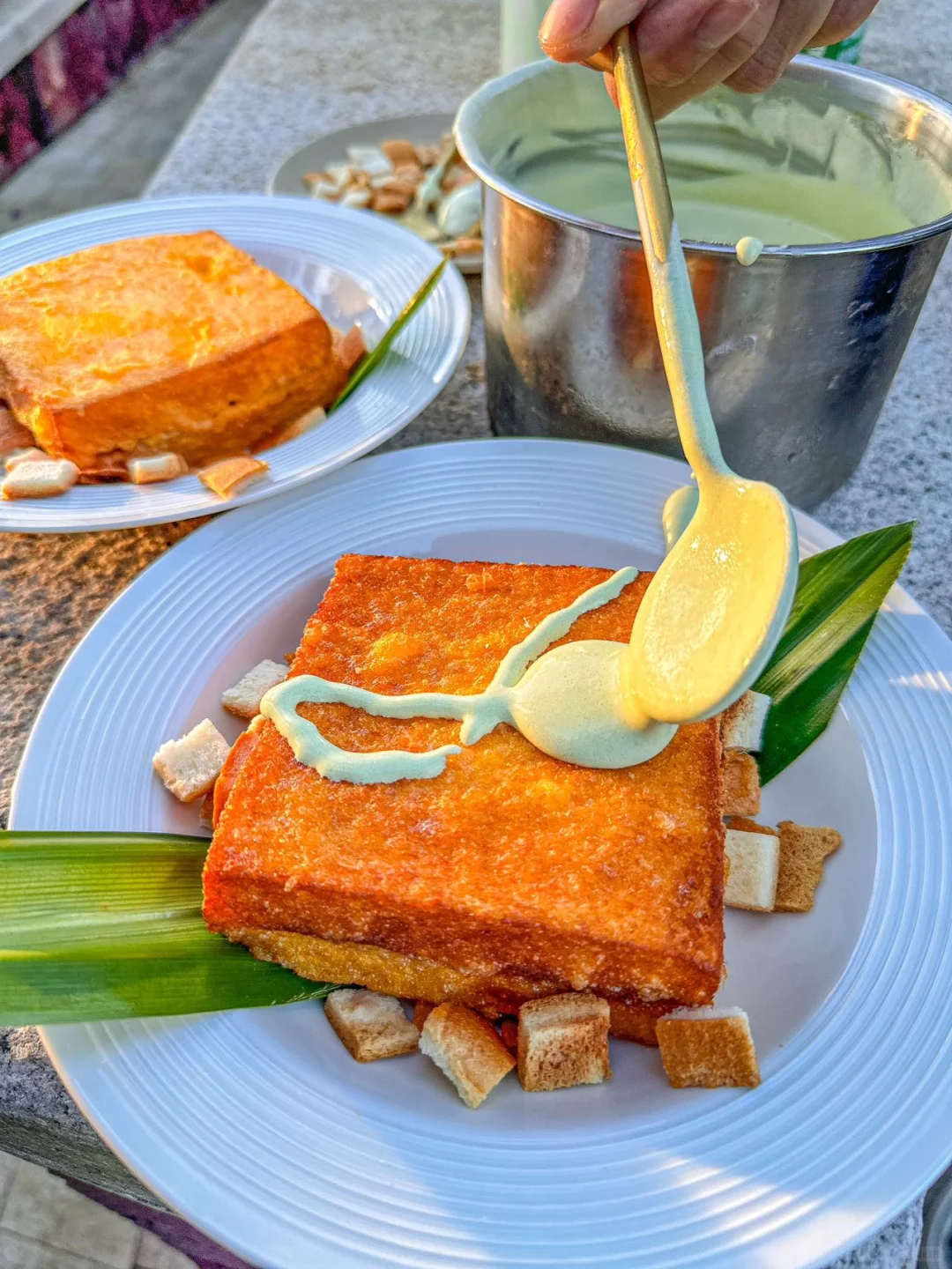 在三亚！吃到我心目中爆🔥好吃的。。西多士！！！