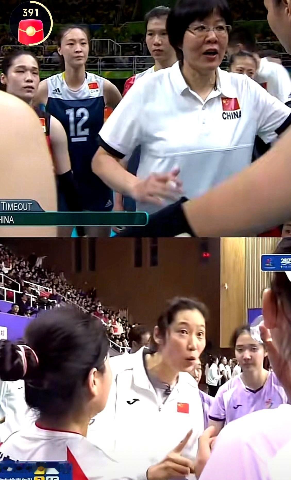 朱婷跪在地上，手把手教新人扣球。
不是作秀，是本能。
郎平当年这么教她，她现在这