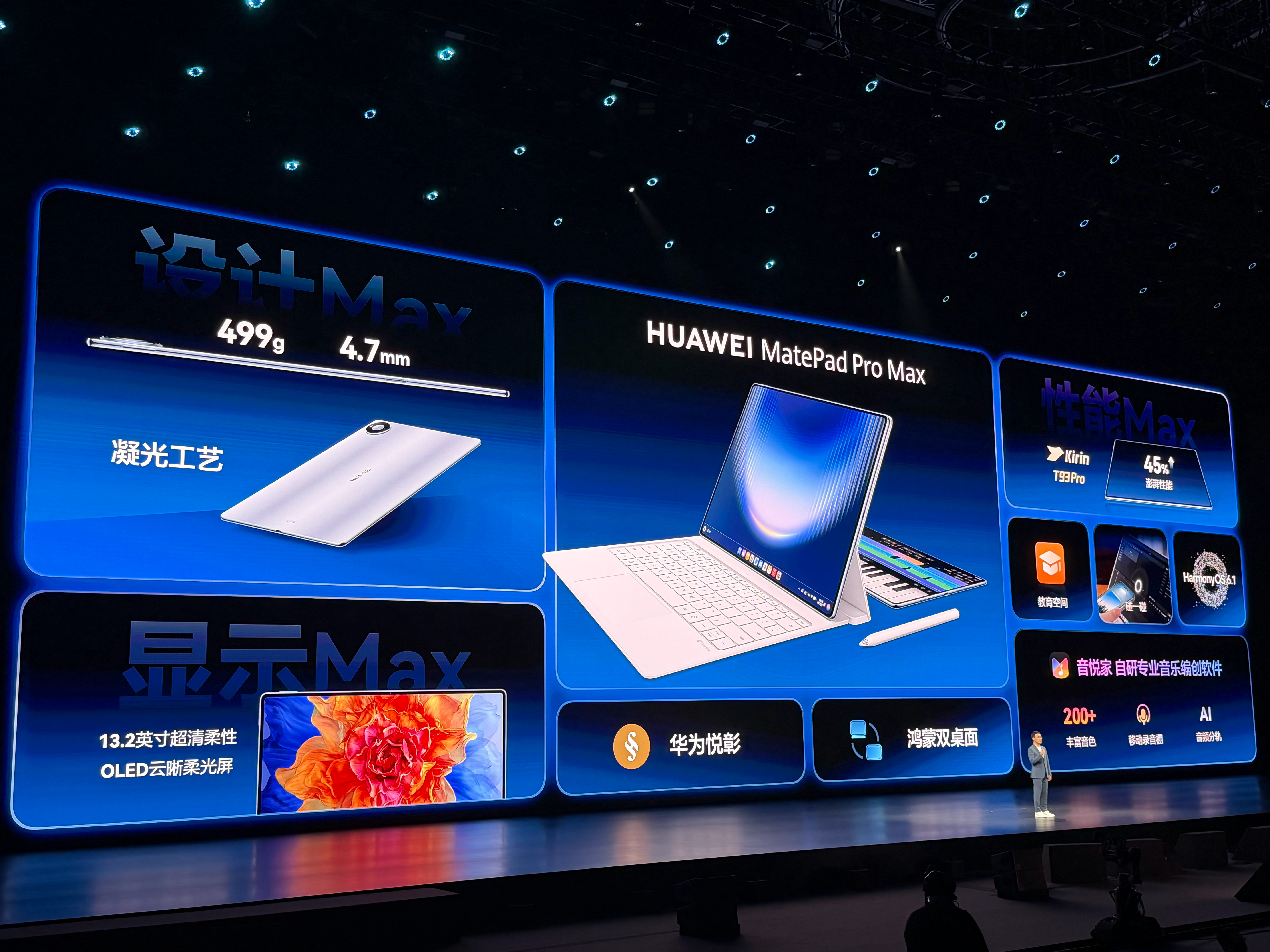 华为MatePad Pro Max今日也正式开售：华为MatePad Pro M