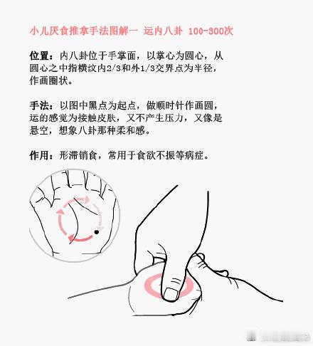 宝妈们其实都应该学会这种小儿厌食推拿的手法 