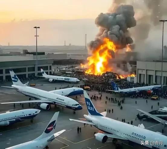 突发炸锅，以色列最要命的核心机场遭导弹突袭波及，3架飞机直接损毁报废，上千人当场