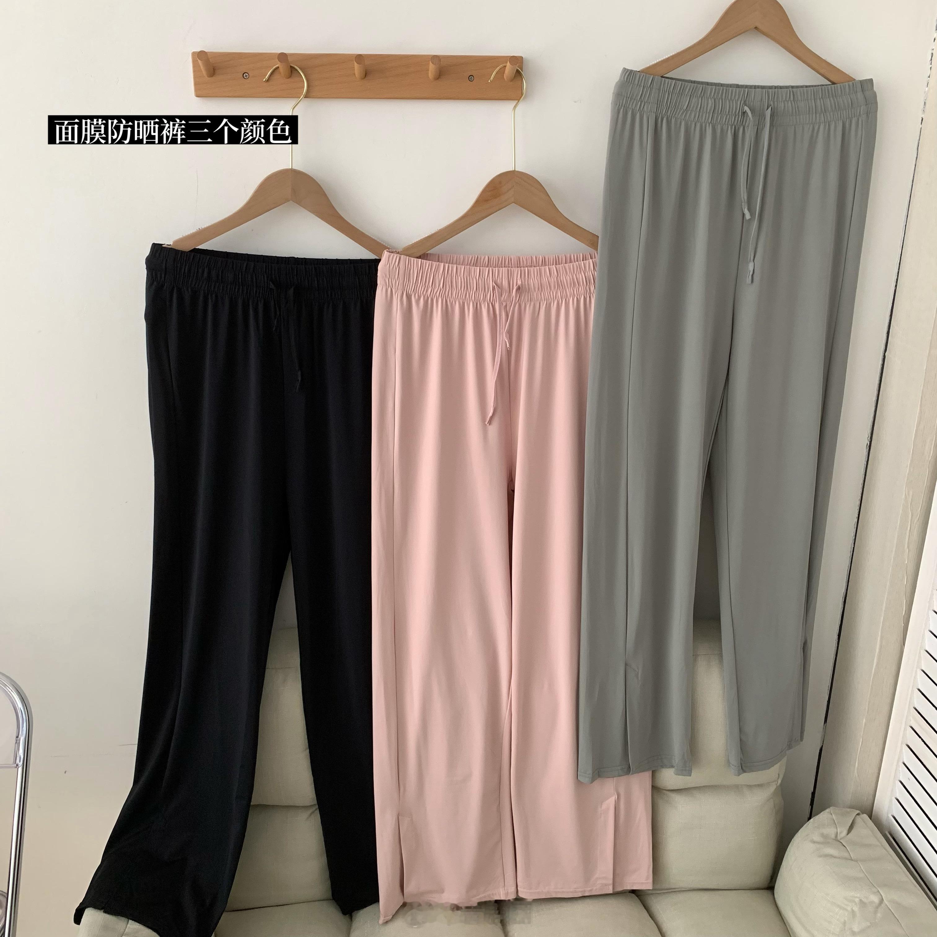 明晚还有个面膜防晒裤～明晚九点哈这个裤子是原纱型防晒面料 duangduang的