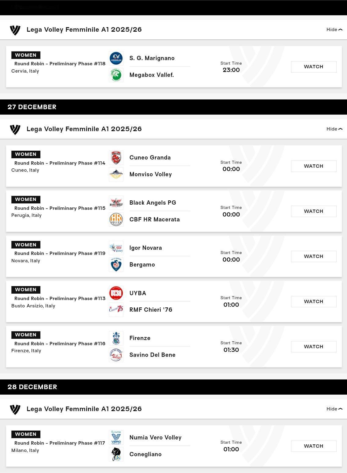 今晚23:00，庄宇珊出战！

女排意甲联赛第十七轮将在今晚打响，23:00进行