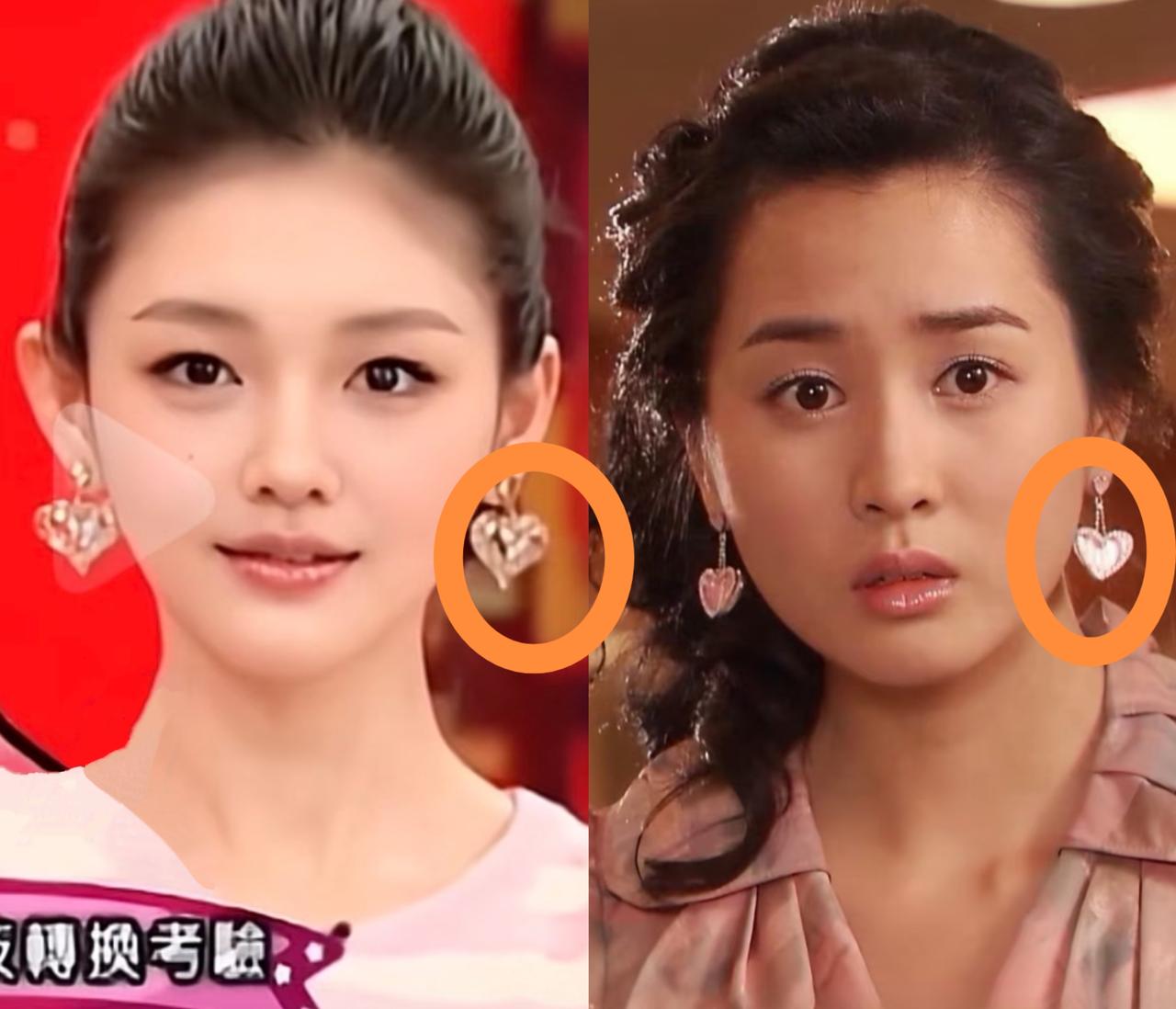 敢说实话，当年大S戴那款粉色红桃心吊坠耳环，真的一点不输爆红亚洲的李多海。
当年