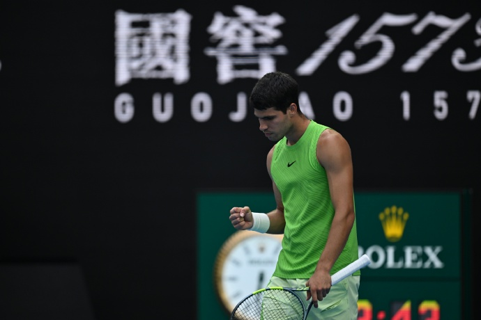 阿尔卡拉斯第8次闯进大满贯单打决赛，此前7次决赛6胜1负