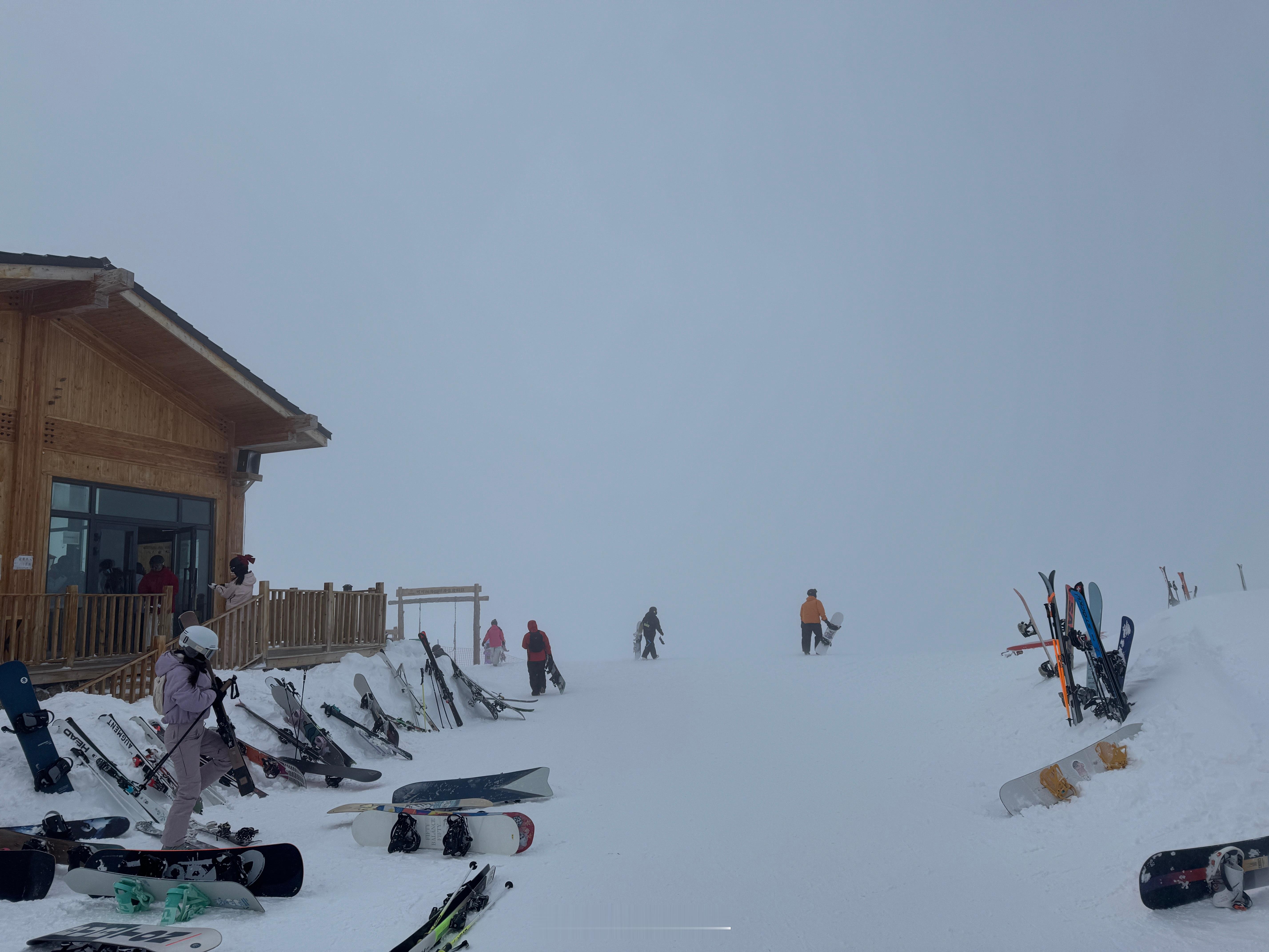 来可可的这几天几乎每天都下雪，虽然滑粉雪很爽，但看起来真的命很苦的样子雨丝的日常