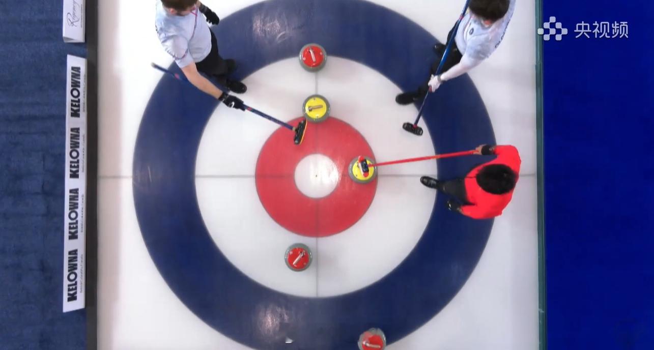 晓明哥打甩没成功给了美国两分，半场5-6暂时落后 