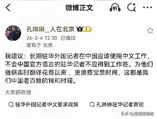 说真的，看着发布会上那些外国记者还得戴着耳机听同声传译，多少觉得有点讽刺。

这