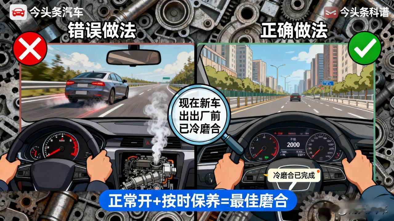 新车要不要拉高速？老师傅：现在的车根本没必要！

那是化油器时代的说法。现在的新