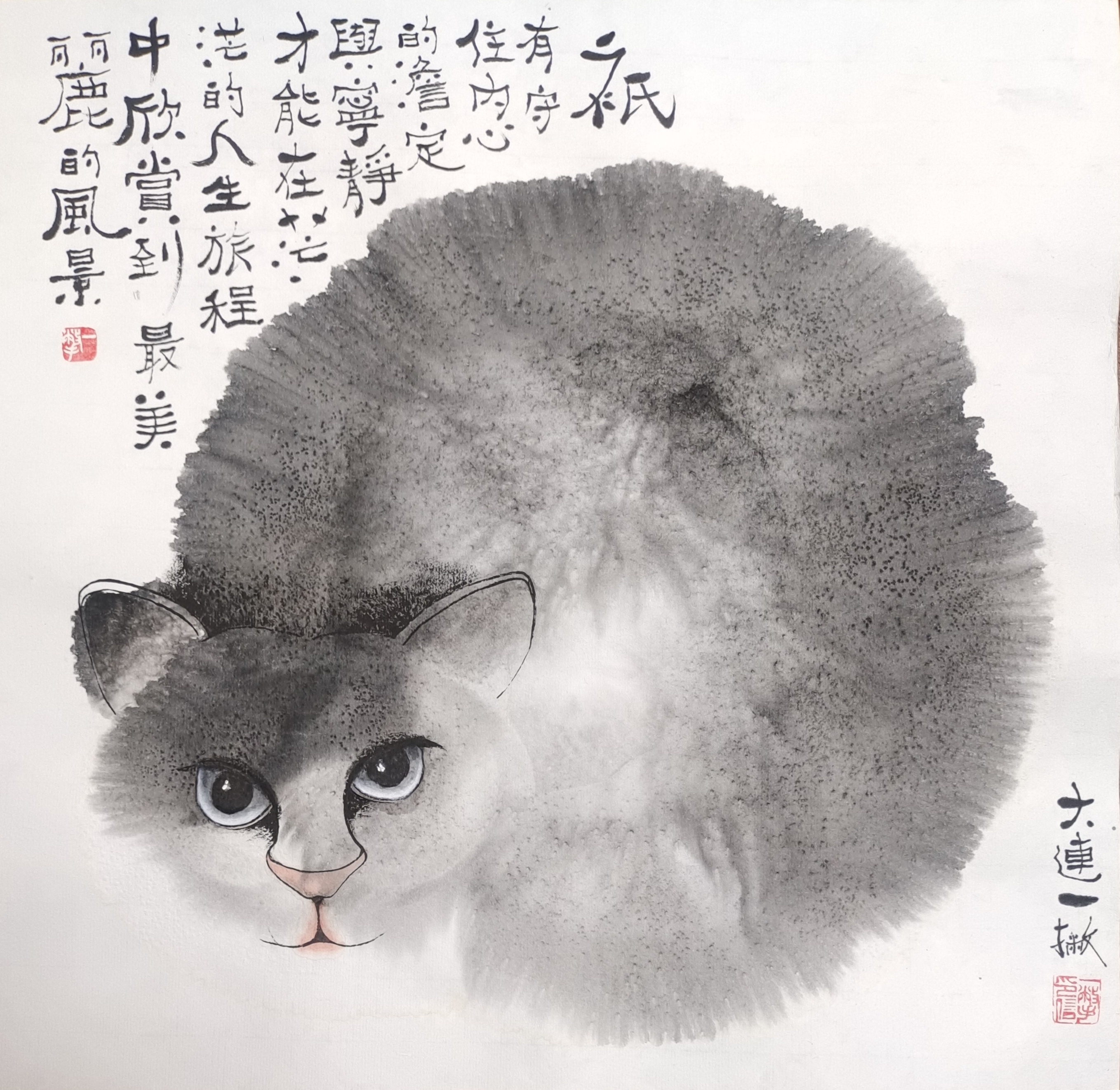#我最爱的中国色##这就是中国风# 只有守住内心的淡定与宁静，才能在茫茫的人生旅