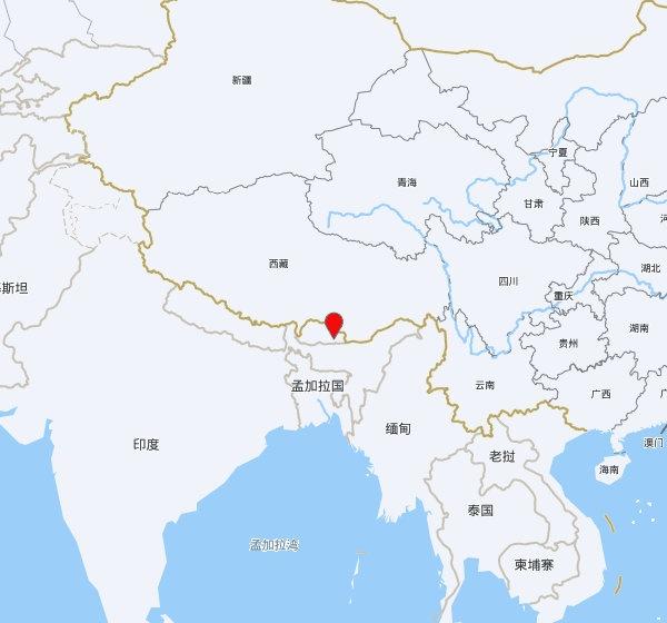 【欧洲地中海地震中心】发布，2025-11-23 17:12:21 在 不丹（纬