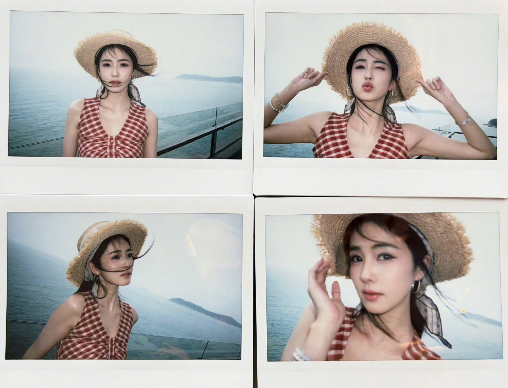 一眼看出白鹿自己化的妆哈哈哈`(*∩_∩*)′太可爱了，很美很美