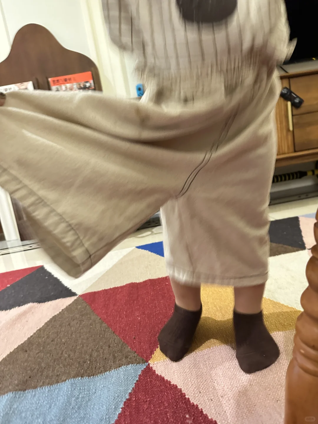 自己穿裤丛