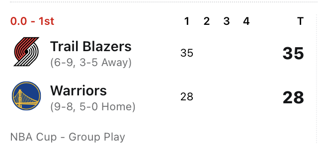 首节落后7分，观感上，被一步过的次数有点多，被体型压制有点多 