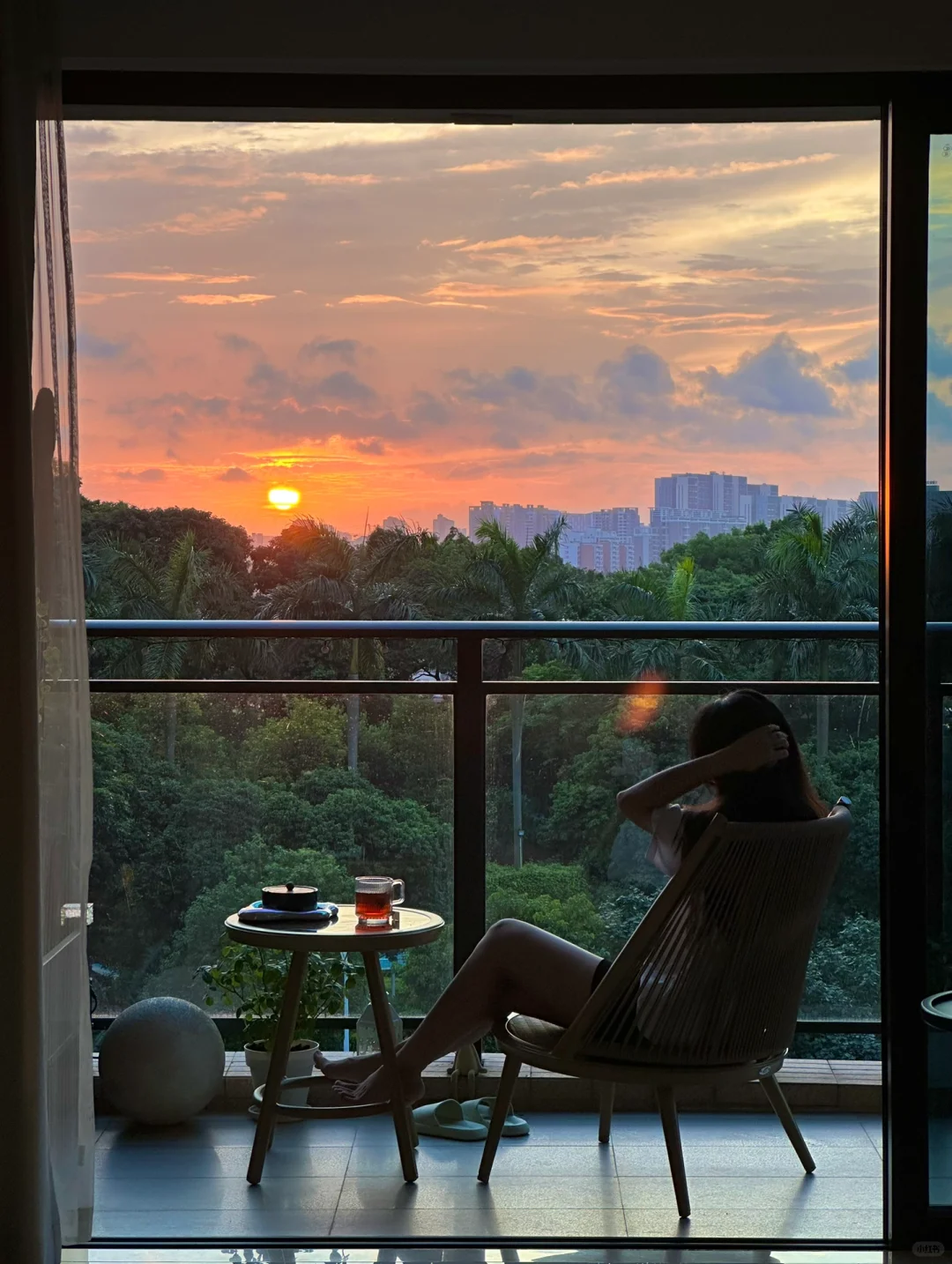 这就是不封窗的阳台快乐呀 ~ 🧡