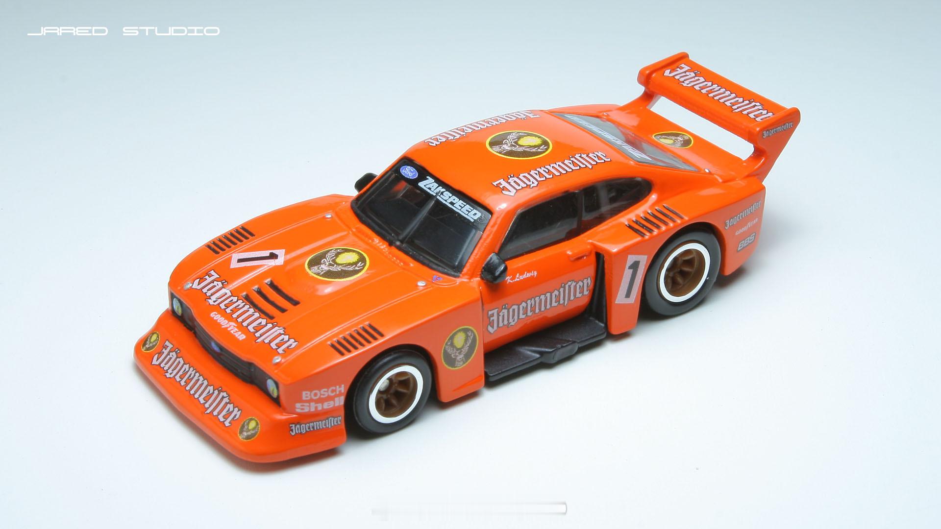 完工一辆风火轮文化版福特Capri Gr5改色，按车主要求参考1982年野格1号