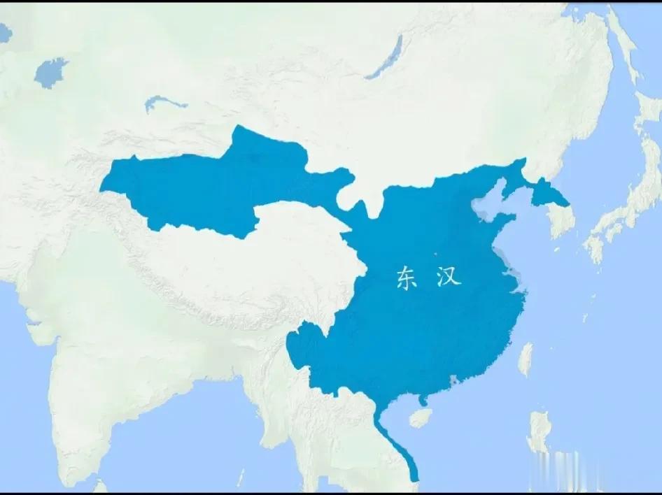 东汉鼎盛疆域图