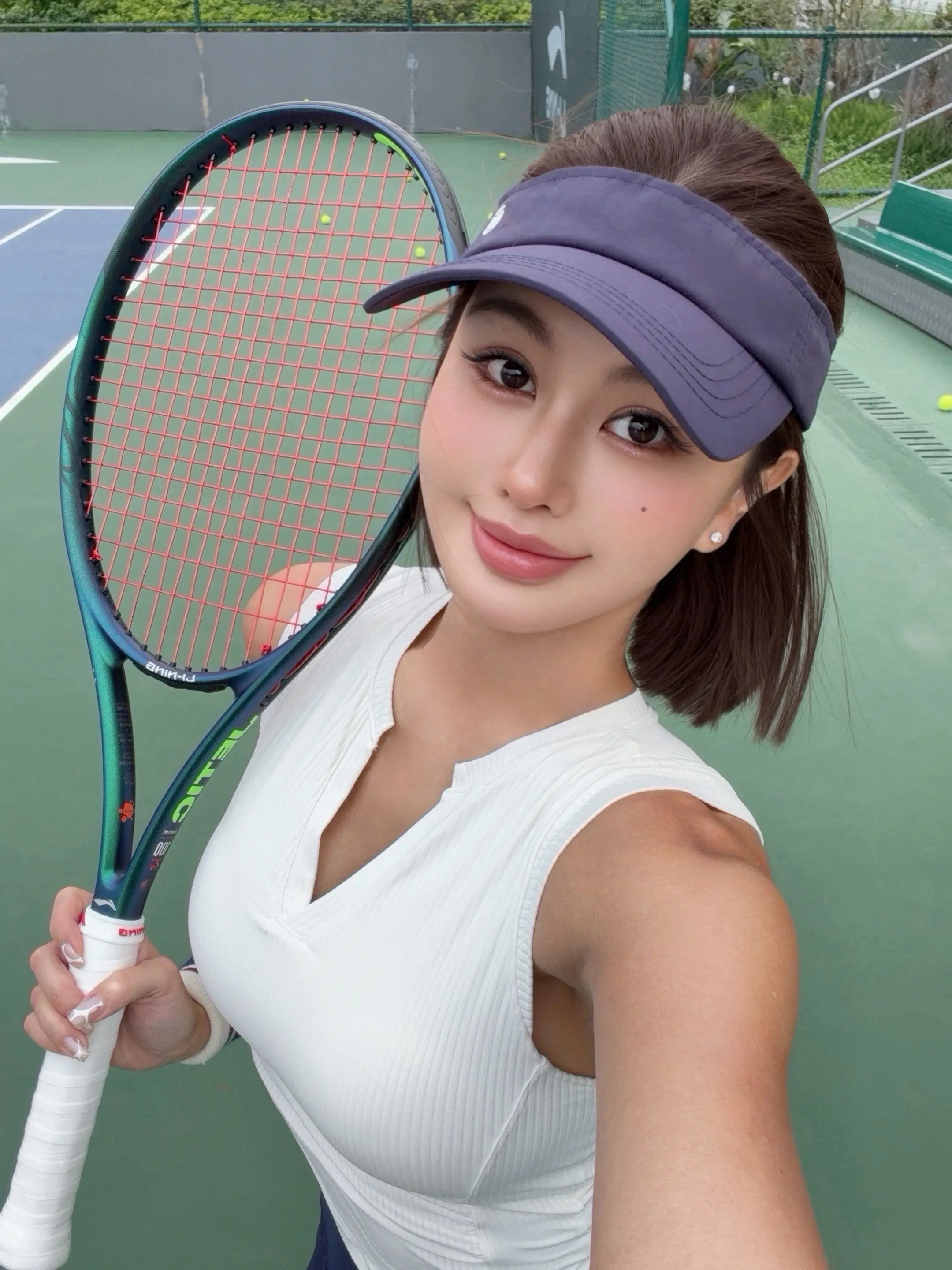 打网球就是能让人更漂亮🥰。    🎾