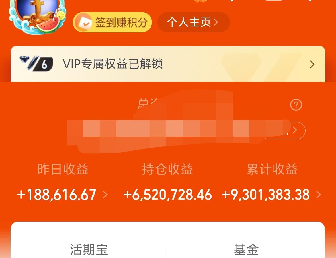 昨天基金收益18.8W，累计收益930W。
这两天CPO的回调，大家还能接受吧？