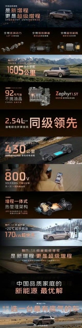 智己LS8震撼预售25.98万元起智己LS8正式开启预售，25.98万元起，给3