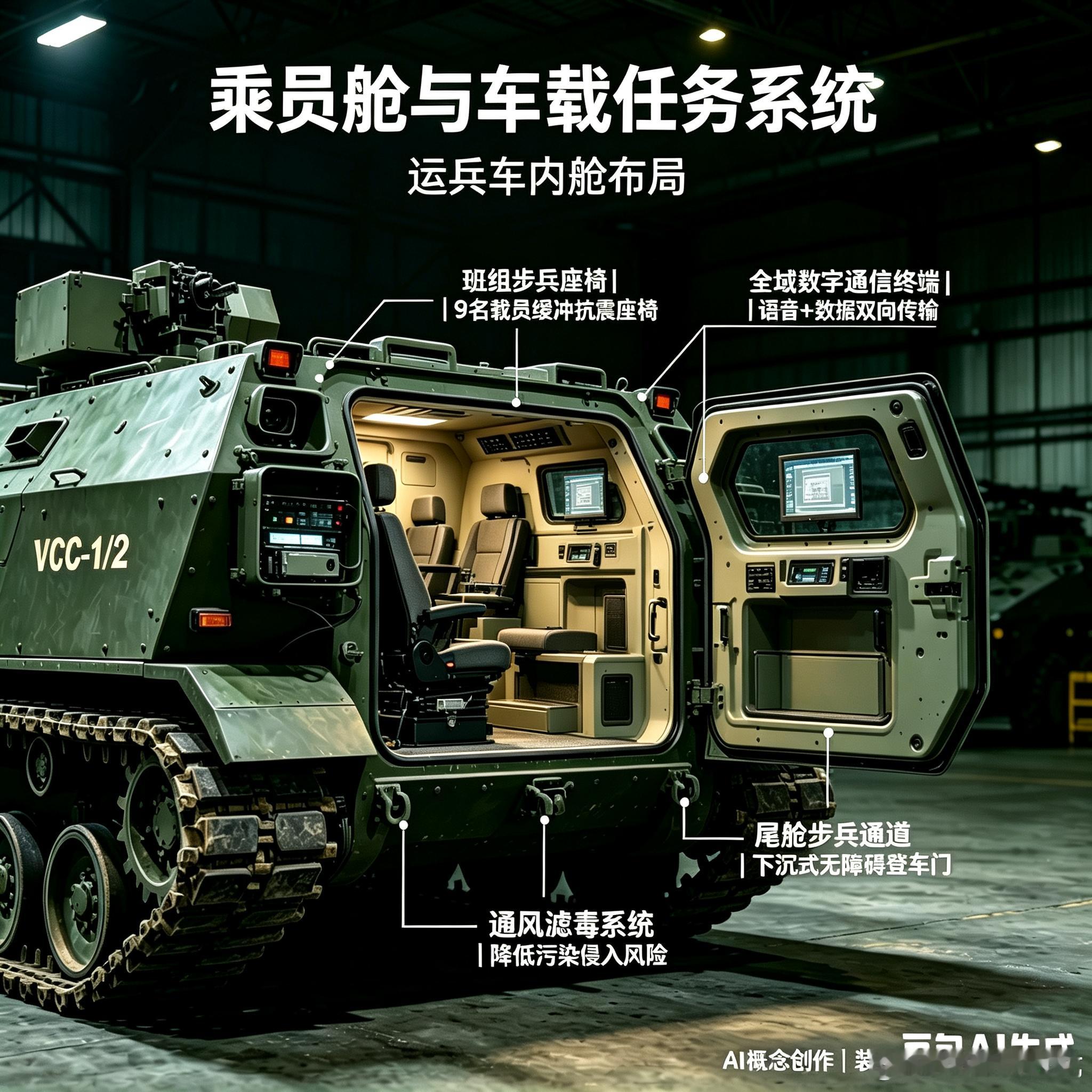 VCC-1/2是巴基斯坦基于美制M113底盘改进的轻型履带装甲运兵车，作为巴陆军