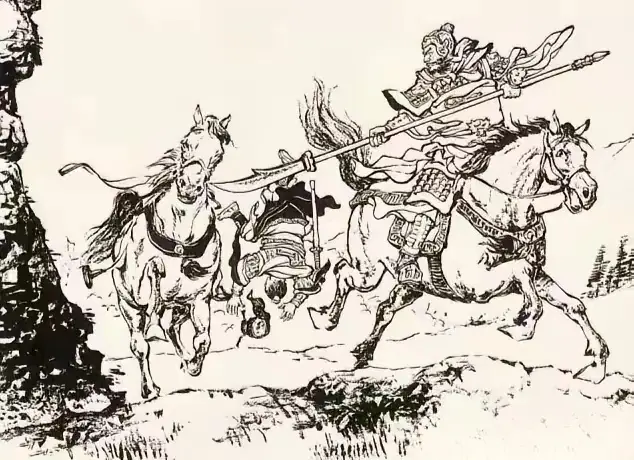 乱刀砍死老师傅。在战场上交手基本没有虚头巴脑的招式，就看谁下手狠了，你...