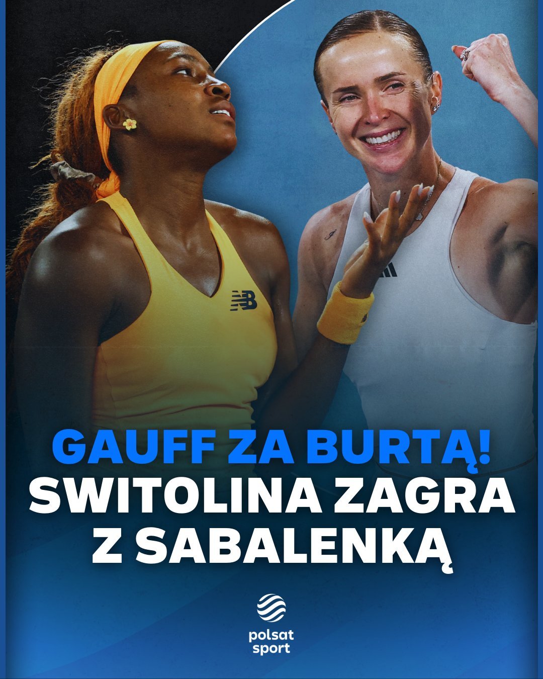 2026澳网女单1/4决赛，高芙全场比赛拿了3局，获得了3个制胜分、发了4个双误