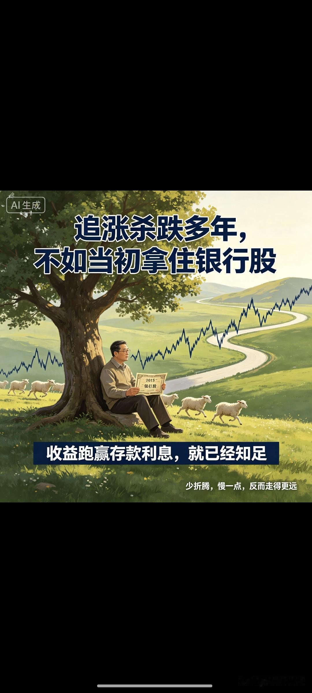 告散户言🌲

 

高山之上，常有孤树。不和坡上的花草抢一时春光，不跟风摇摆，