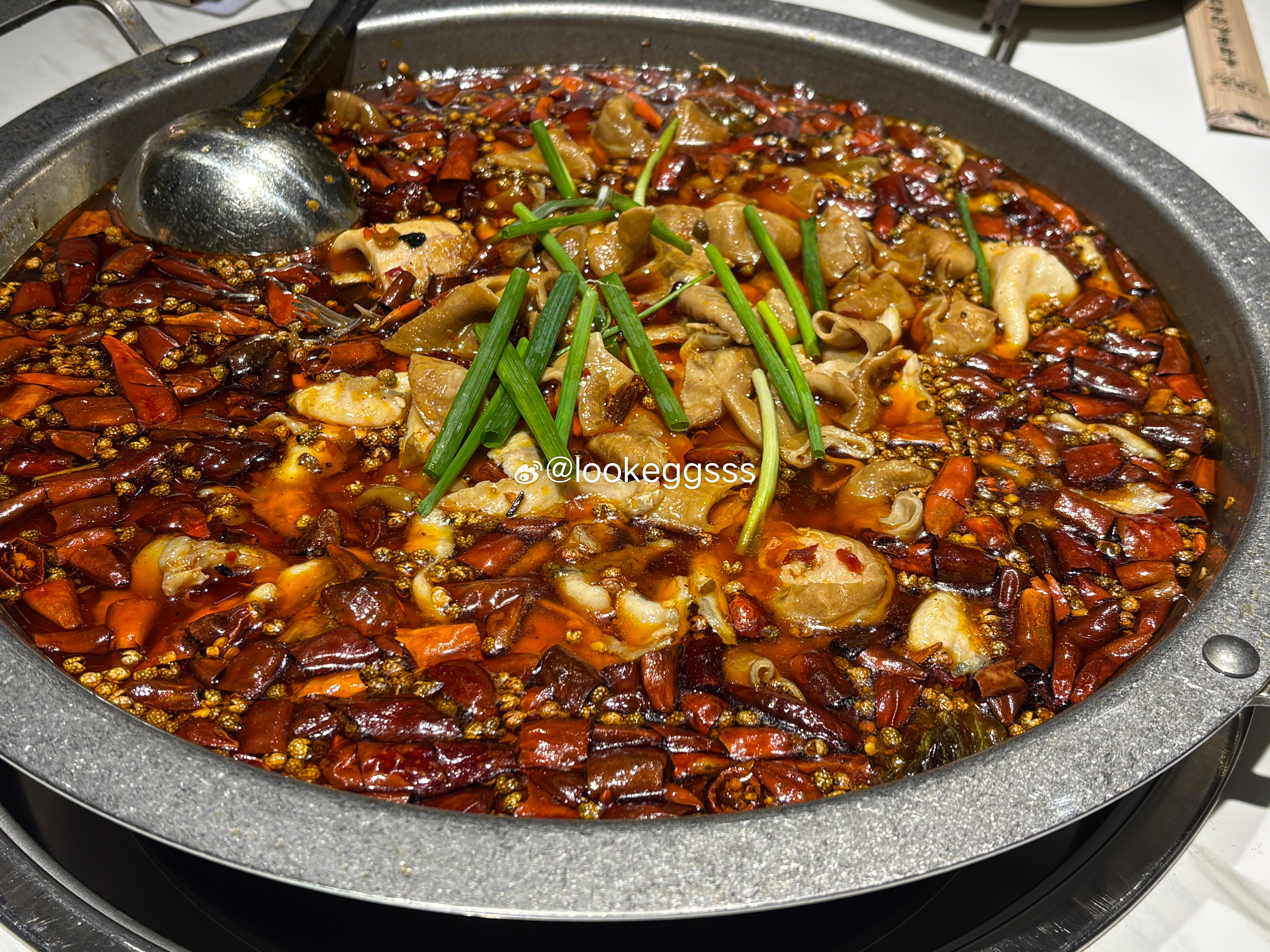 肥肠、牛蛙、黑鱼火锅🍲