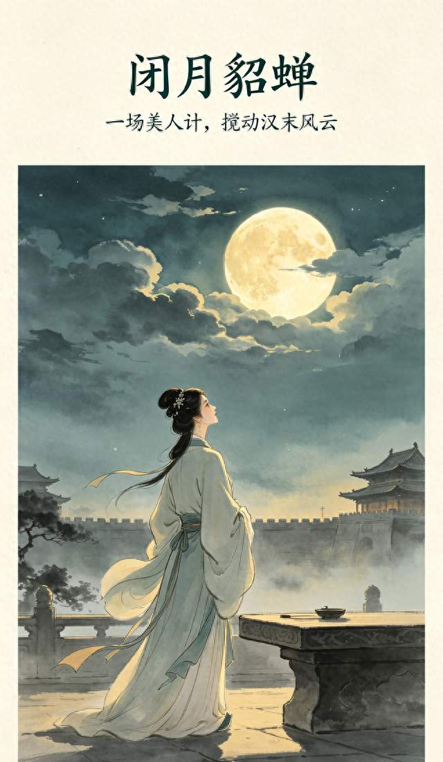 千古四大美女“闭月”貂蝉，一场美人计搅动汉末风云，花落何处？