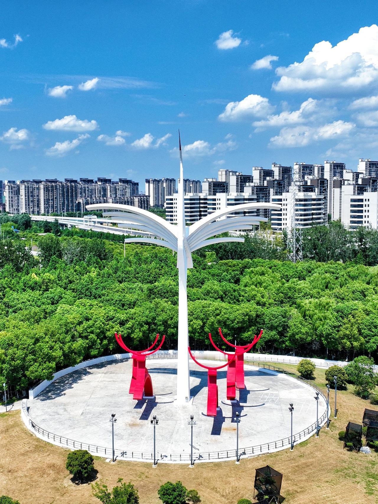 中国·盐城 白鹤亮翅   盐城 我们如此热爱盐城 江苏 城市发展