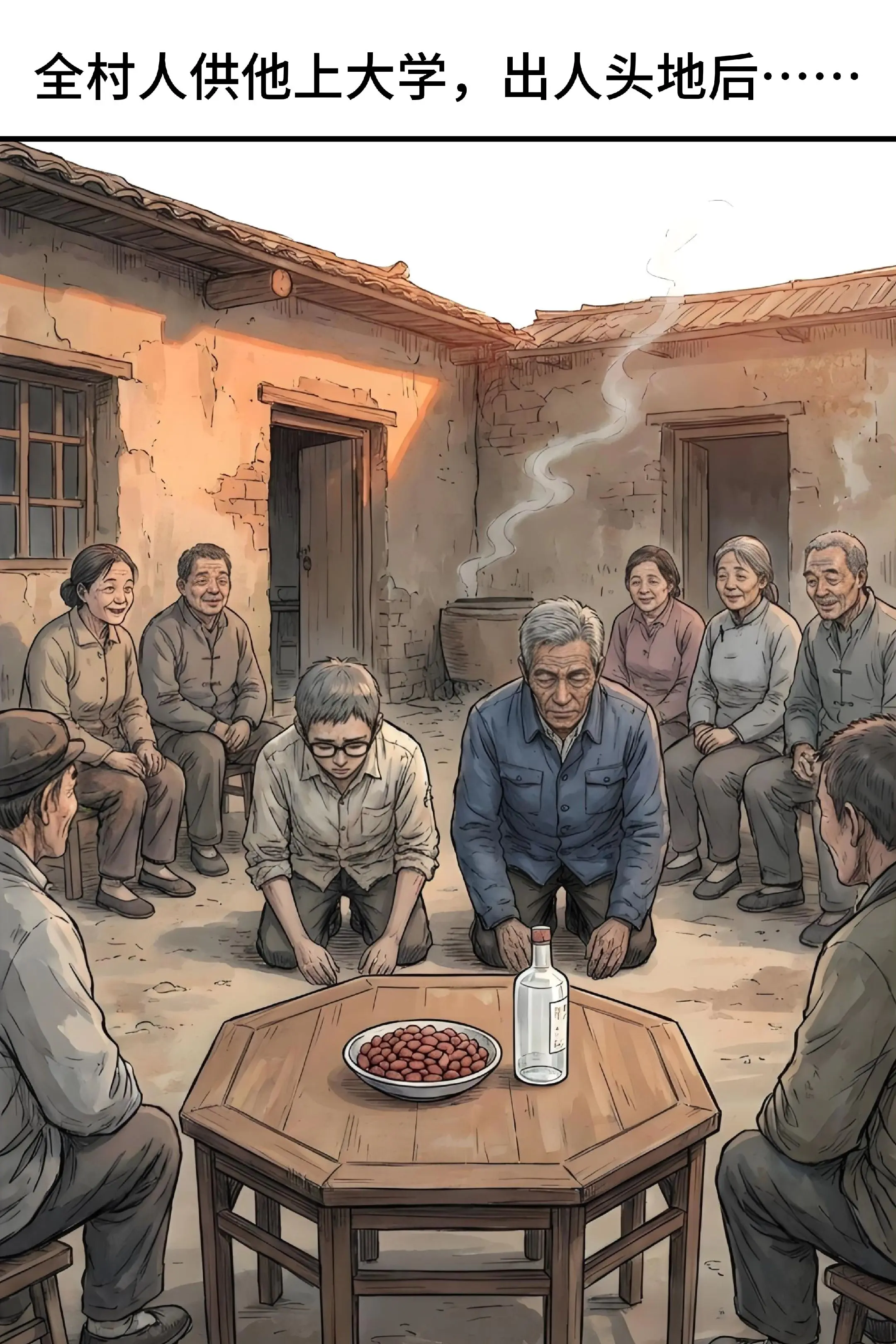 有情有义，真男人。胜天半子