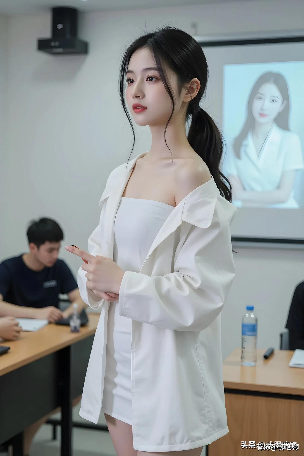 元气少女穿搭指南👗✨职场老师美女 肤白貌美养眼妹 青春优雅美少女 分享迷人的佳