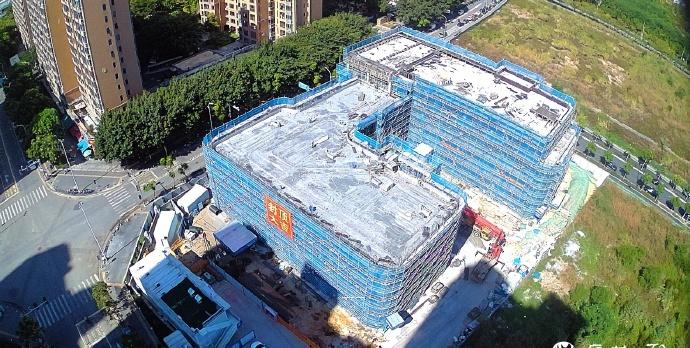 厦门上新了【马銮湾新城孚中央幼儿园主体结构封顶】昨日，马銮湾新城孚中央幼儿园项目