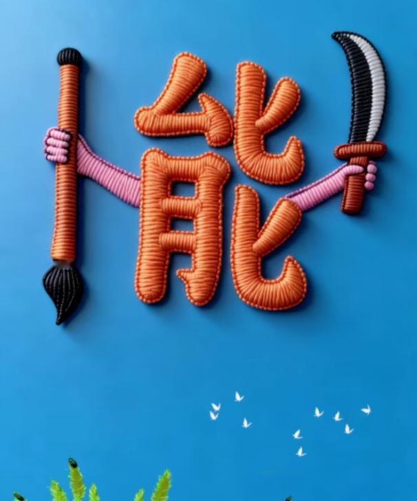 〔看图猜成语〕图中隐藏成语。你能看出来吗？拭目以待。