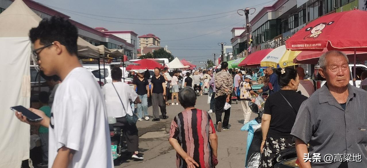 夏日生活打卡季街上的人还是挺多