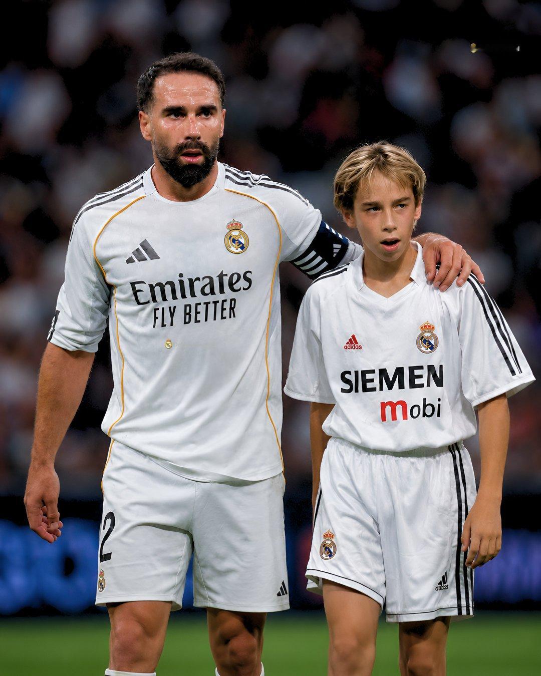 向队长致敬。©️卡瓦哈尔告别皇马halamadrid