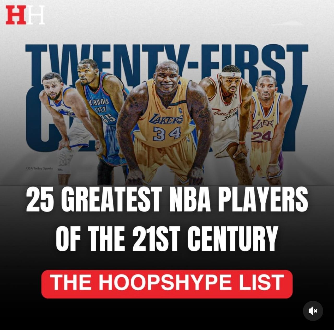 美媒HoopsHype评选21世纪25大NBA球星：
25. 托尼·帕克
24.