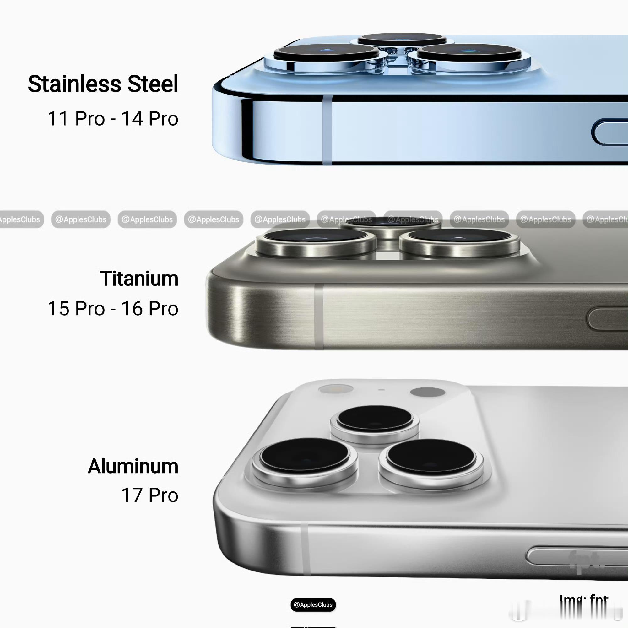 iPhone17Pro放弃钛金属原因今年新iPhone 17 Pro/ Pro 