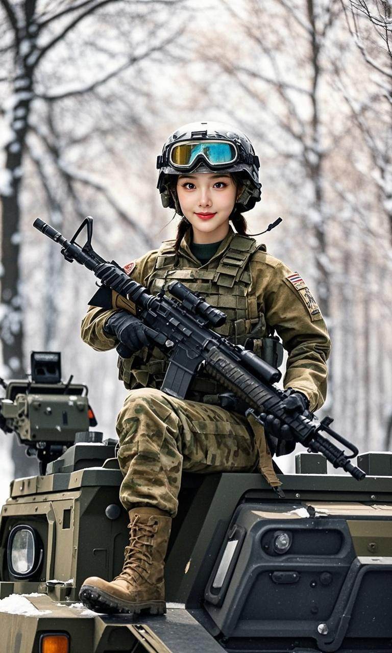 AI戎装英姿