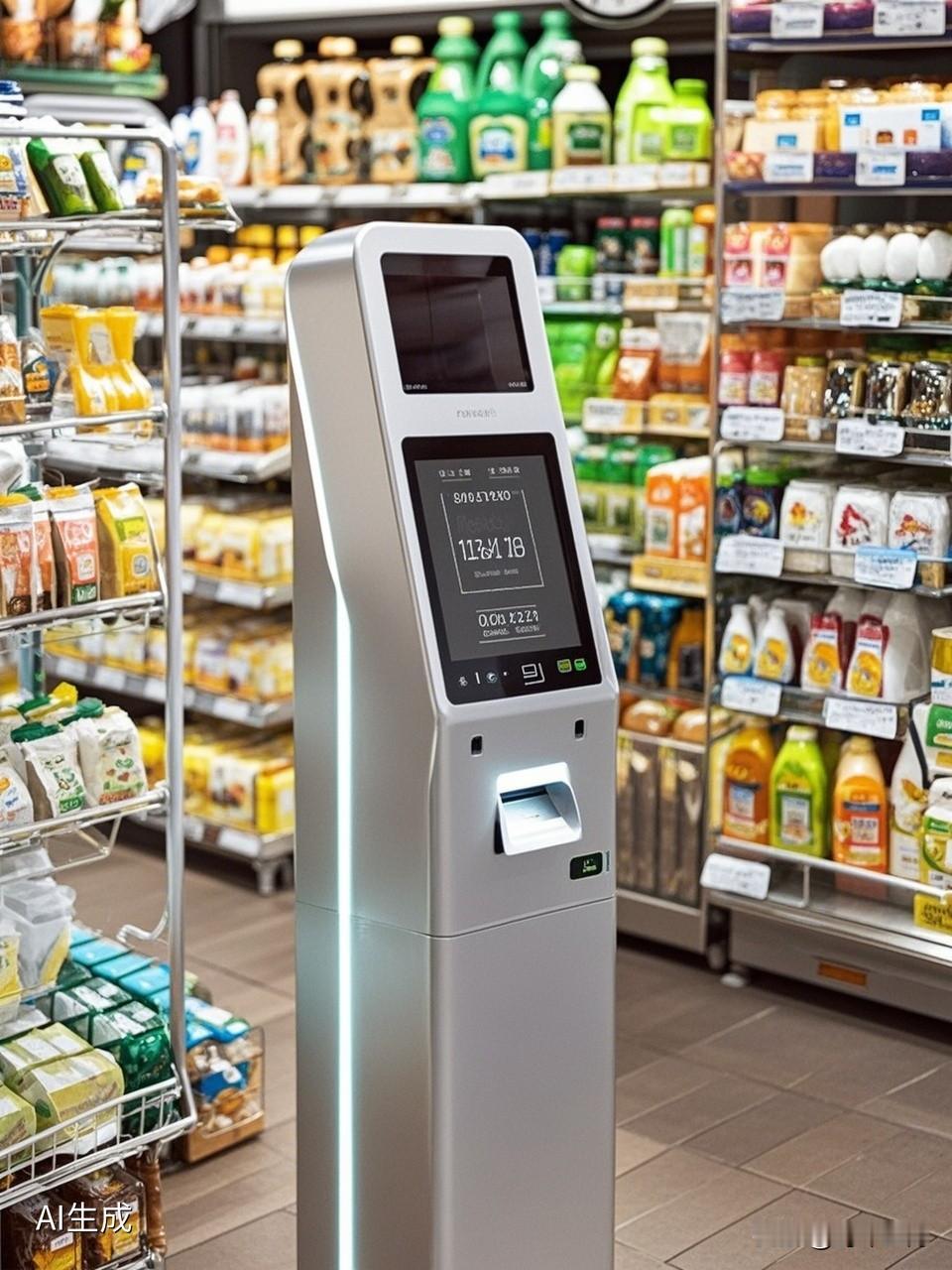 美国“自助结账”乱象： 一项调查显示，近3成美国人因为高物价，在超市自助结账时故