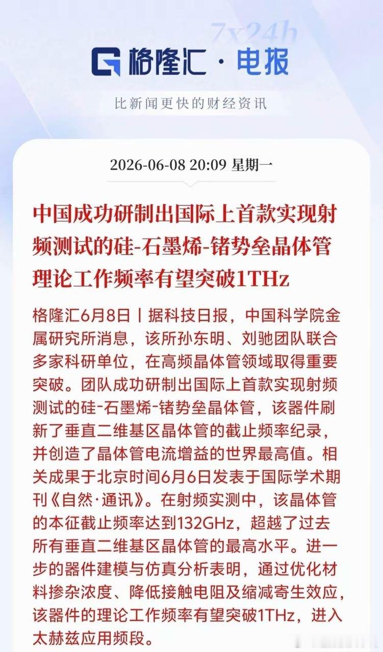 全球第一！刚刚官宣！国内科学家干出了一项世界级突破！太振奋了！中科院金属所传来重