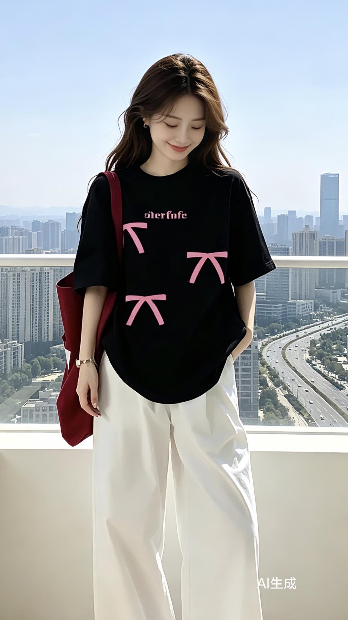 女生不费力的夏季穿搭 夏季穿搭公式 短袖t恤 女装穿搭 穿出自己的风格
