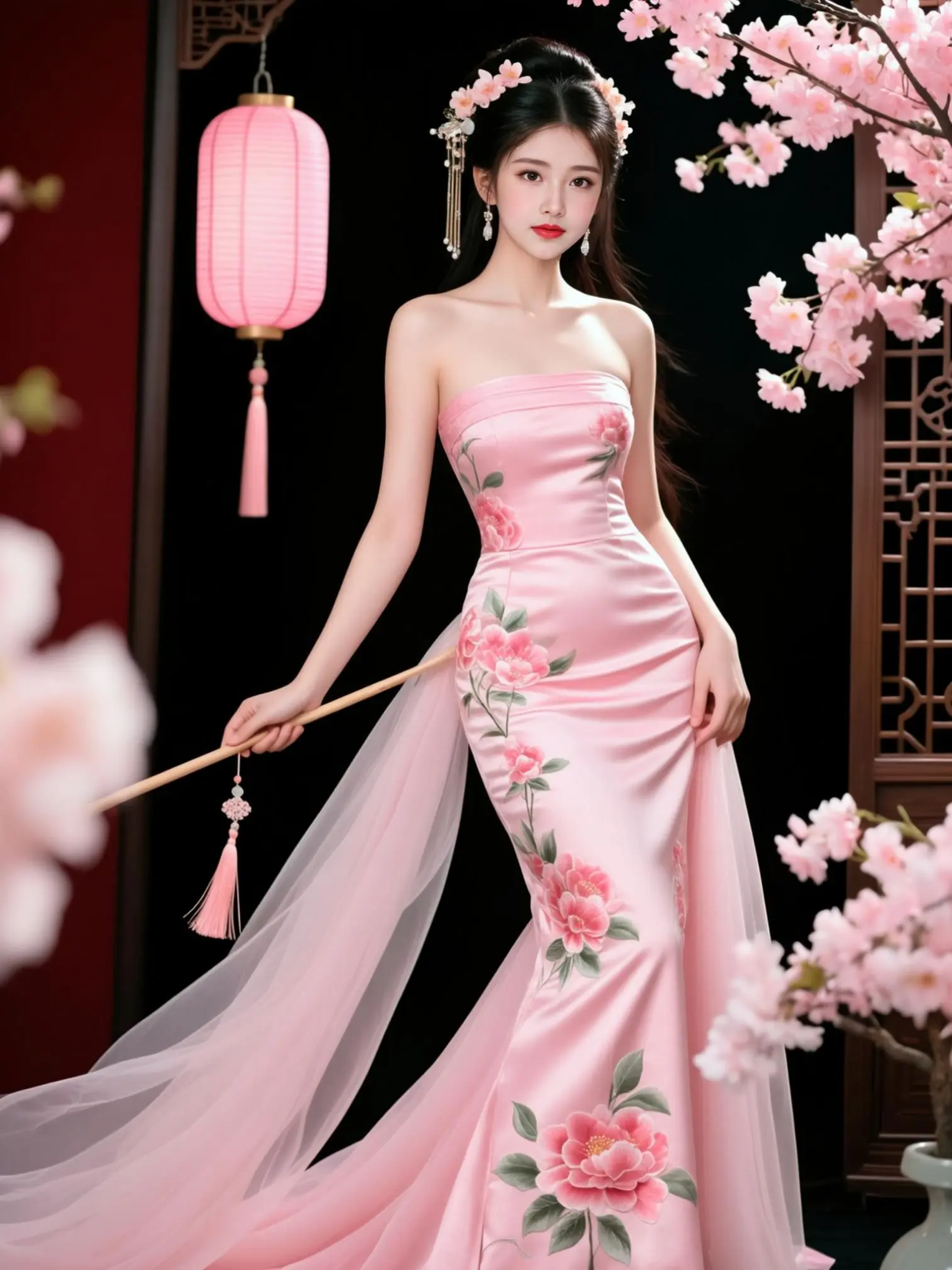 绝美旗袍，旗袍禁欲系，旗袍美人，完美身材。