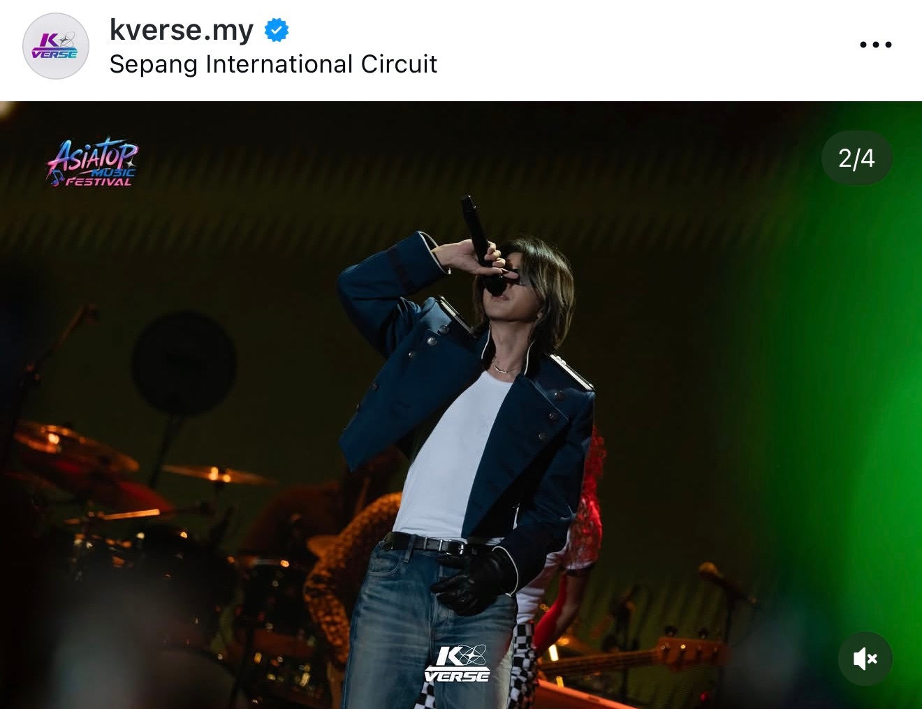 【kverse.my】IG 记录了📝：KUN在马来西亚音乐节现场实况蔡徐坤马来