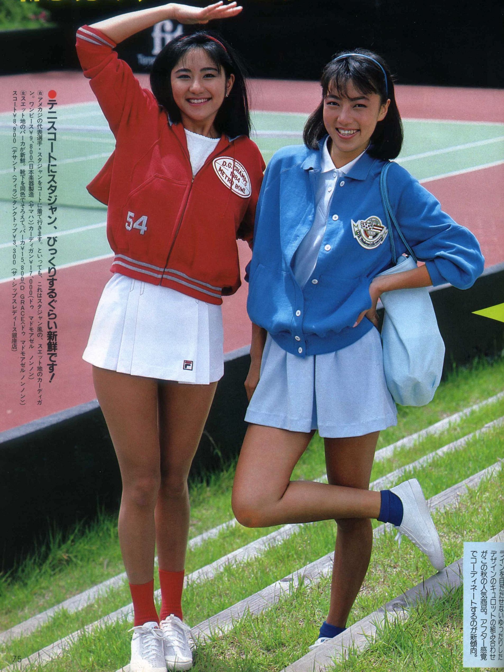 1984年，网球服穿搭 
