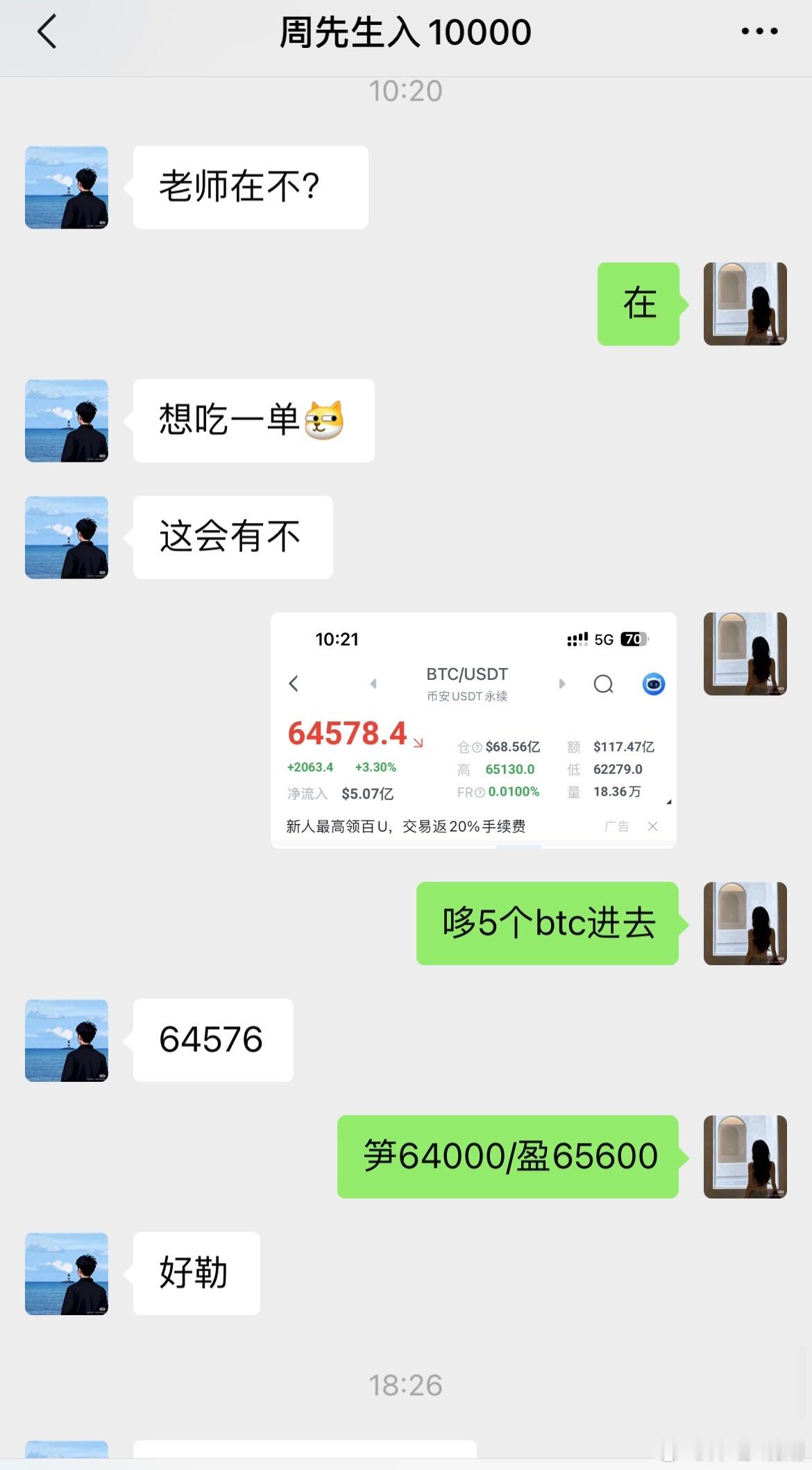 区块链  沉下心耕耘，静待花期自来。大饼“64576-65405”比特币超话币圈